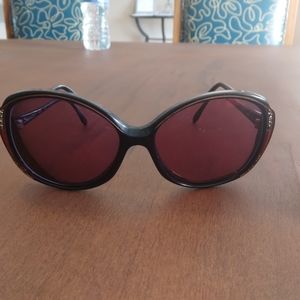 Rare Vtg Paris Stendhal Star 448 butterfly fashion sunglasses rhinestones